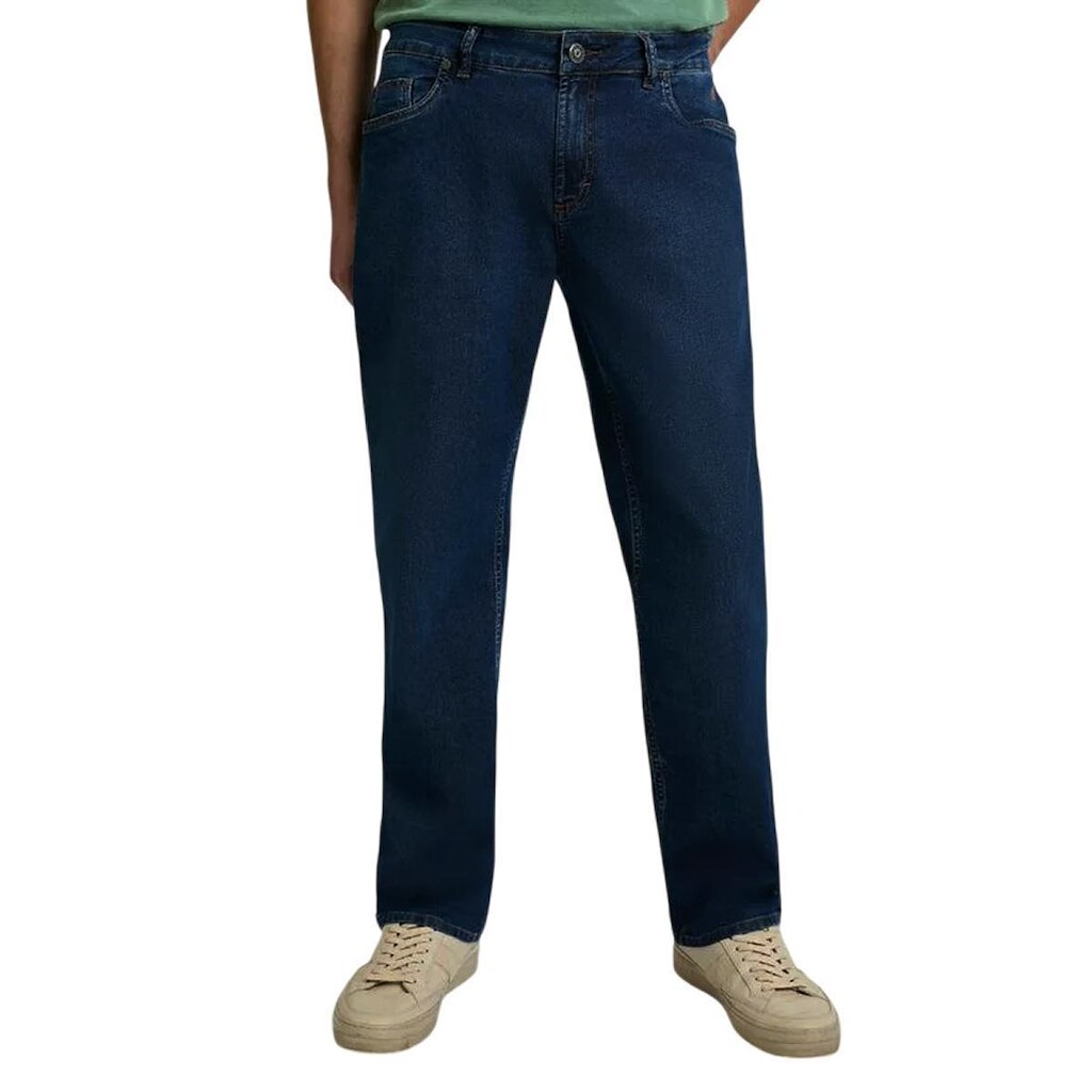 Calça Jeans Masculina Docthos Relaxed Fit Azul -32055