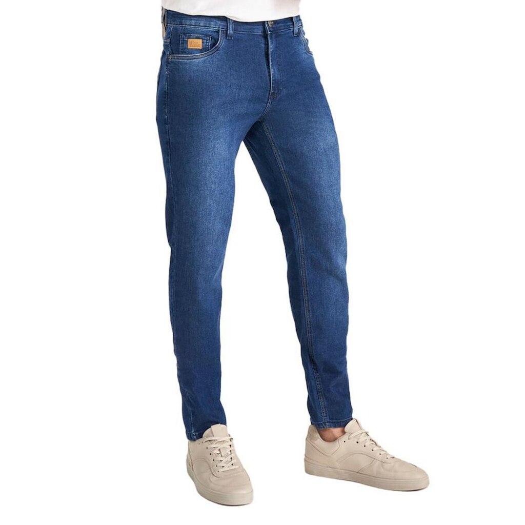 Calça Jeans Masculina Max Denim Slim Azul