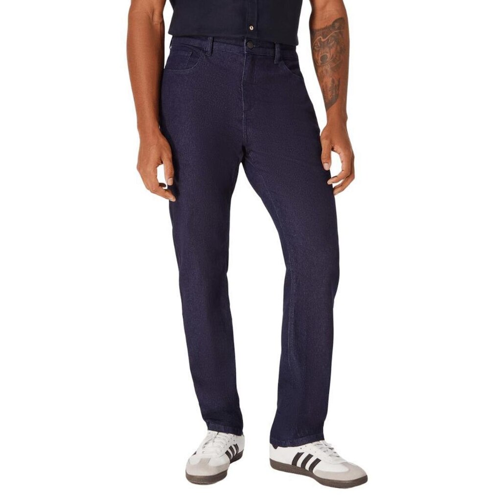Calça Jeans Masculina Reta Azul Hering