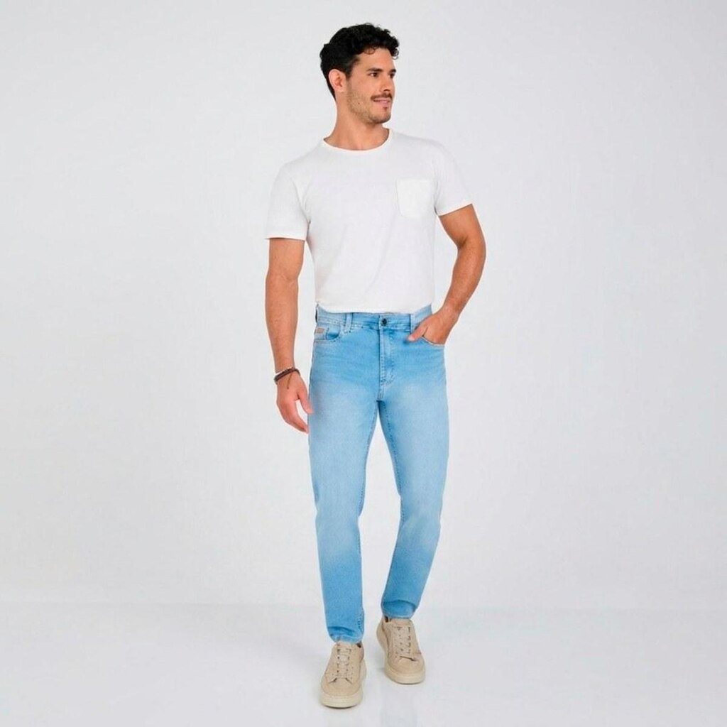 Calça Jeans Masculina Slim Delavê Max Denim