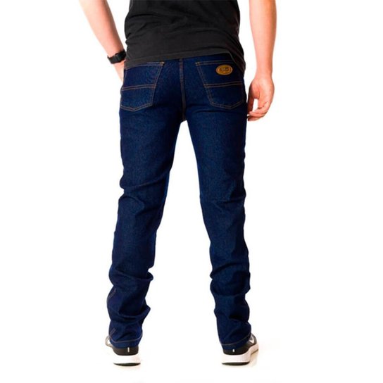 Calça Jeans Masculina Tradicional com Elastano