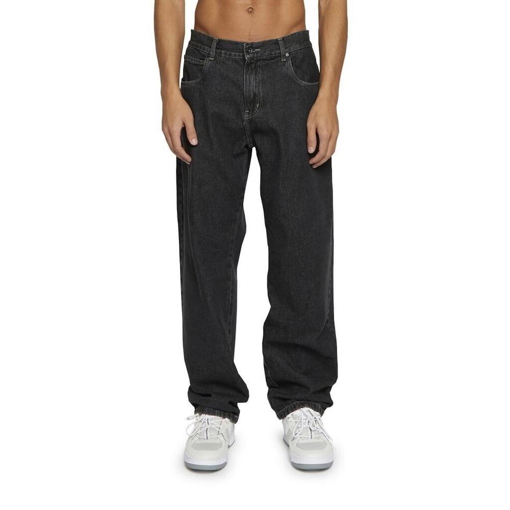 CALCA JEANS OVERSIZED - PRETO - 48