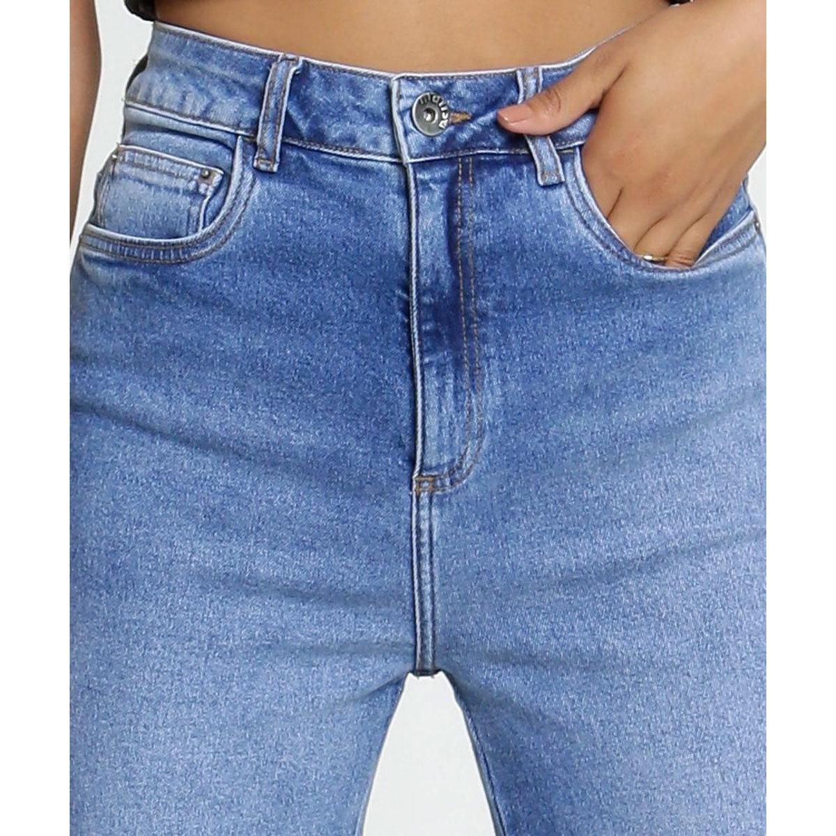 Calça Jeans Pantacourt Marisa 