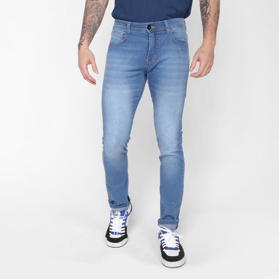 Calça Jeans Quiksilver Everyday Medium Masculina - Azul Menor preço em Calça Jeans Quiksilver Everyday Medium Masculina - Azul