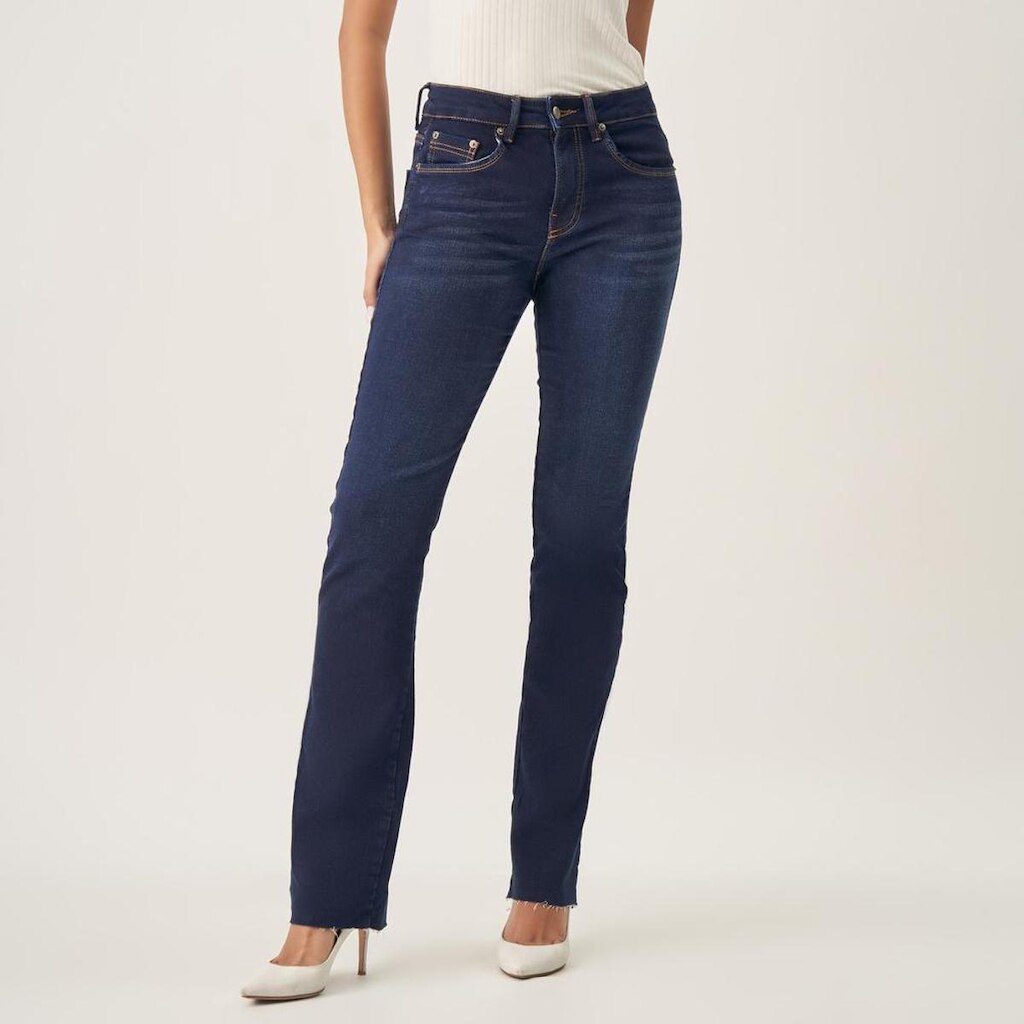 Calça Jeans Reta Judy Barra a Fio