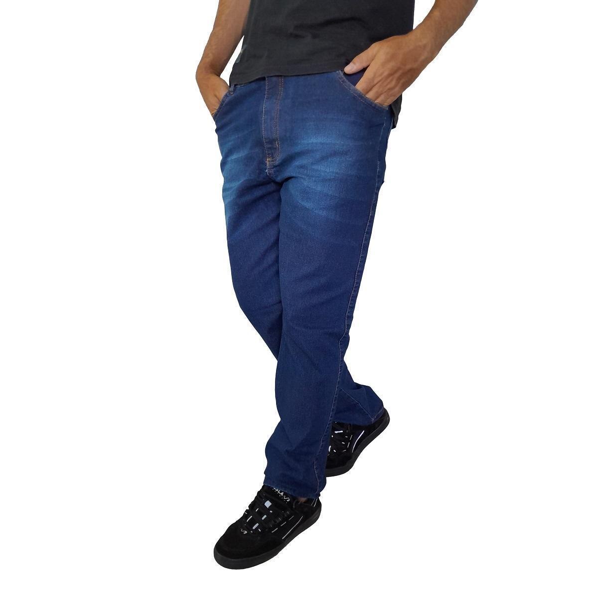 Calça Jeans Reta Masculina Straight Tradicional On Cross Menor preço em Calça Jeans Reta Masculina Straight Tradicional On Cross