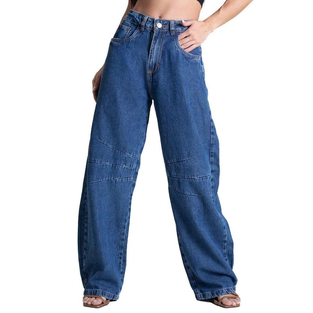 Calça Jeans Sawary Balloon - 282417 - Azul 40