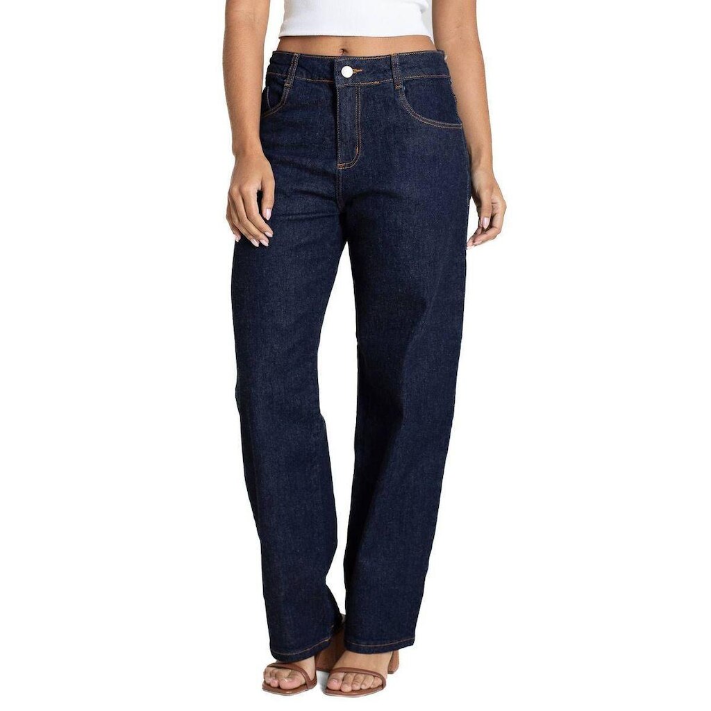 Calça Jeans Sawary Balloon - 283566 - Azul 40