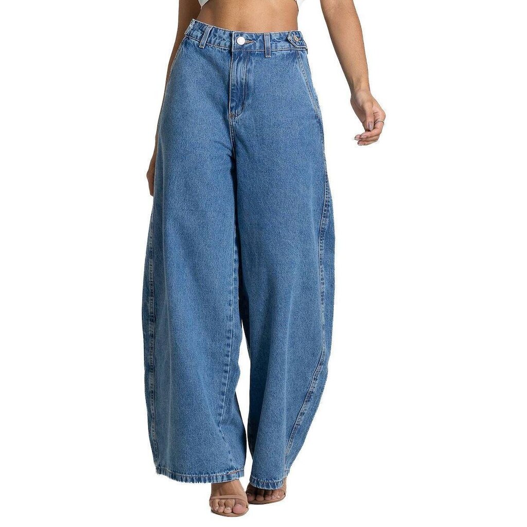 Calça Jeans Sawary Balloon - 283738 - Azul médio 42