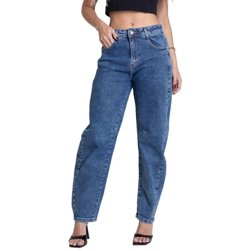 Calça Jeans Sawary Barrel - 282706 - Azul 40