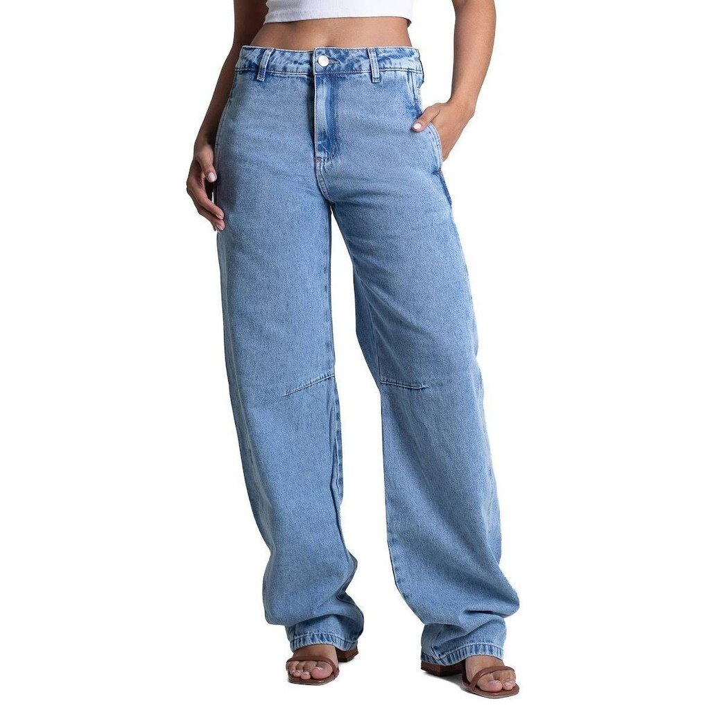 Calça Jeans Sawary Barrel - 282909 - Azul 46