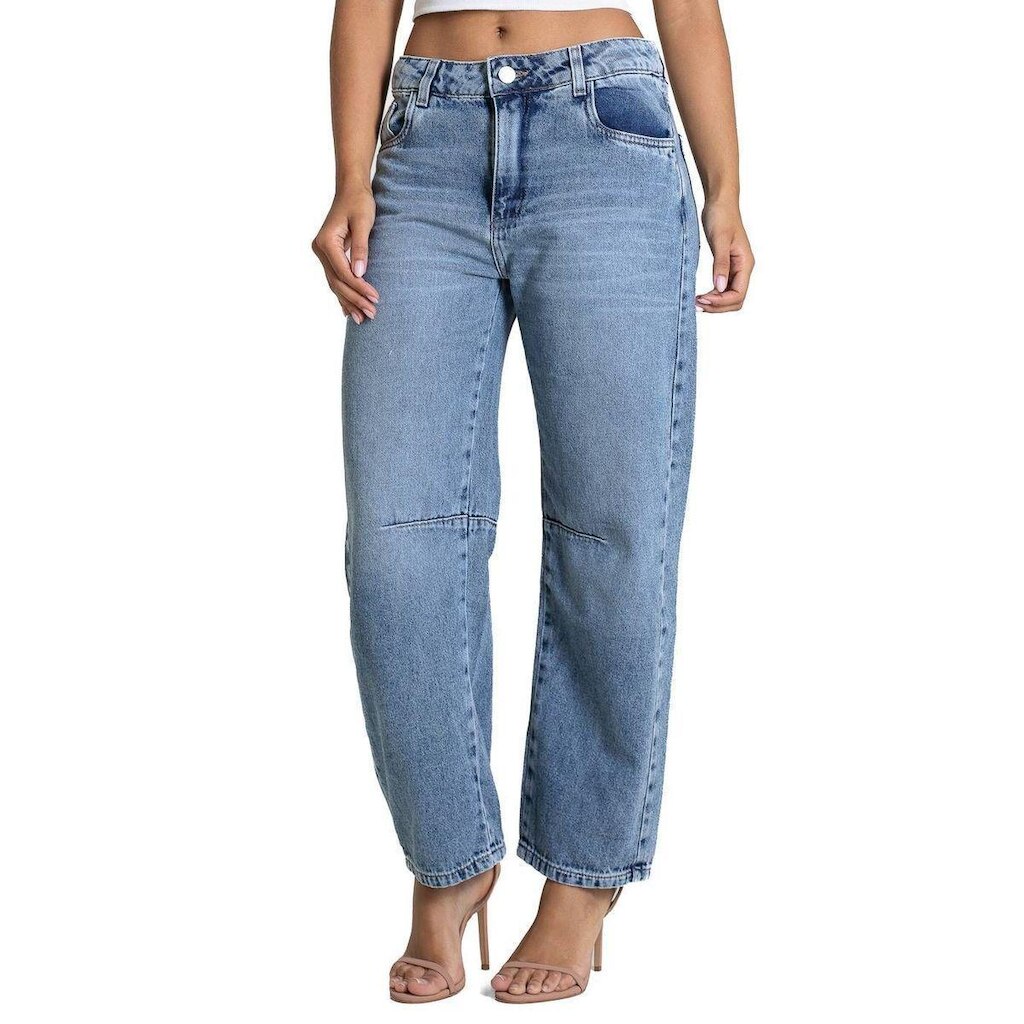 Calça Jeans Sawary Barrel - 283613 - Azul 44