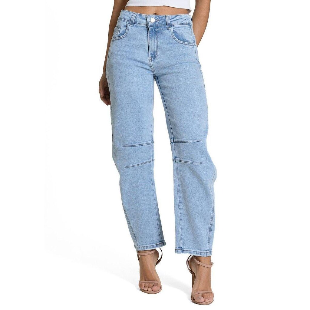 Calça Jeans Sawary Barrel - 283624 - Azul claro 38