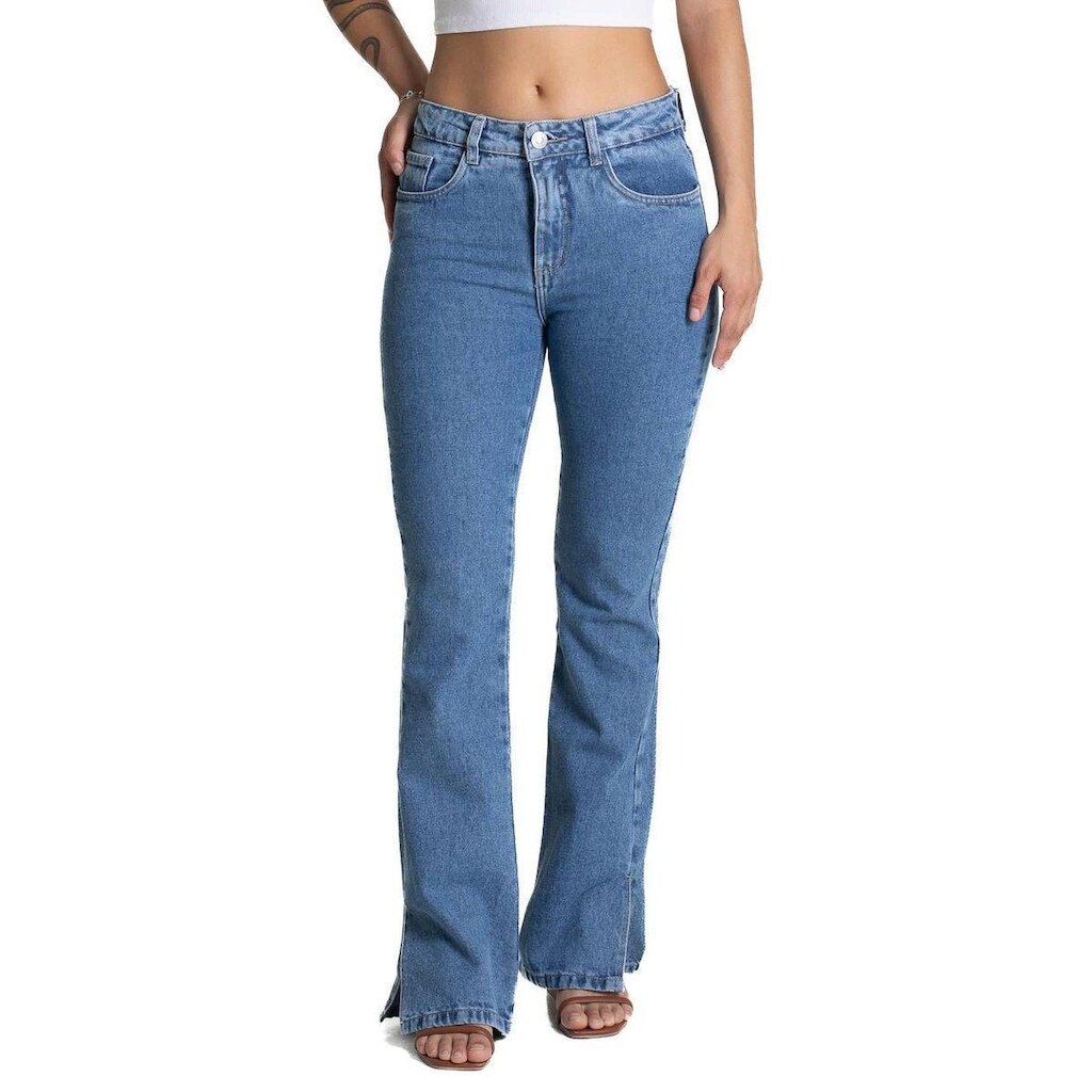 Calça Jeans Sawary Boot Cut - 281278 - Azul médio 46