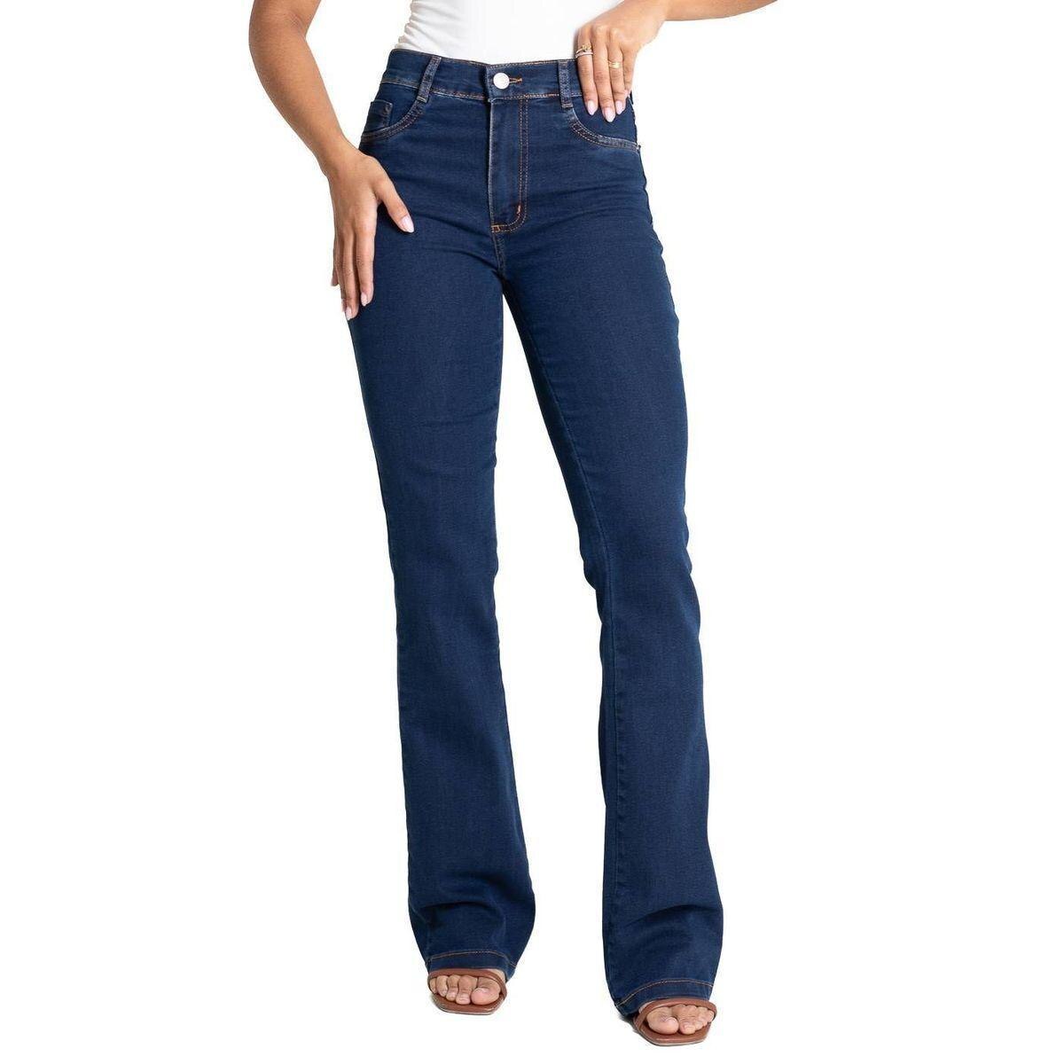 Calça Jeans Sawary Boot Cut - 283474 - Azul médio 40