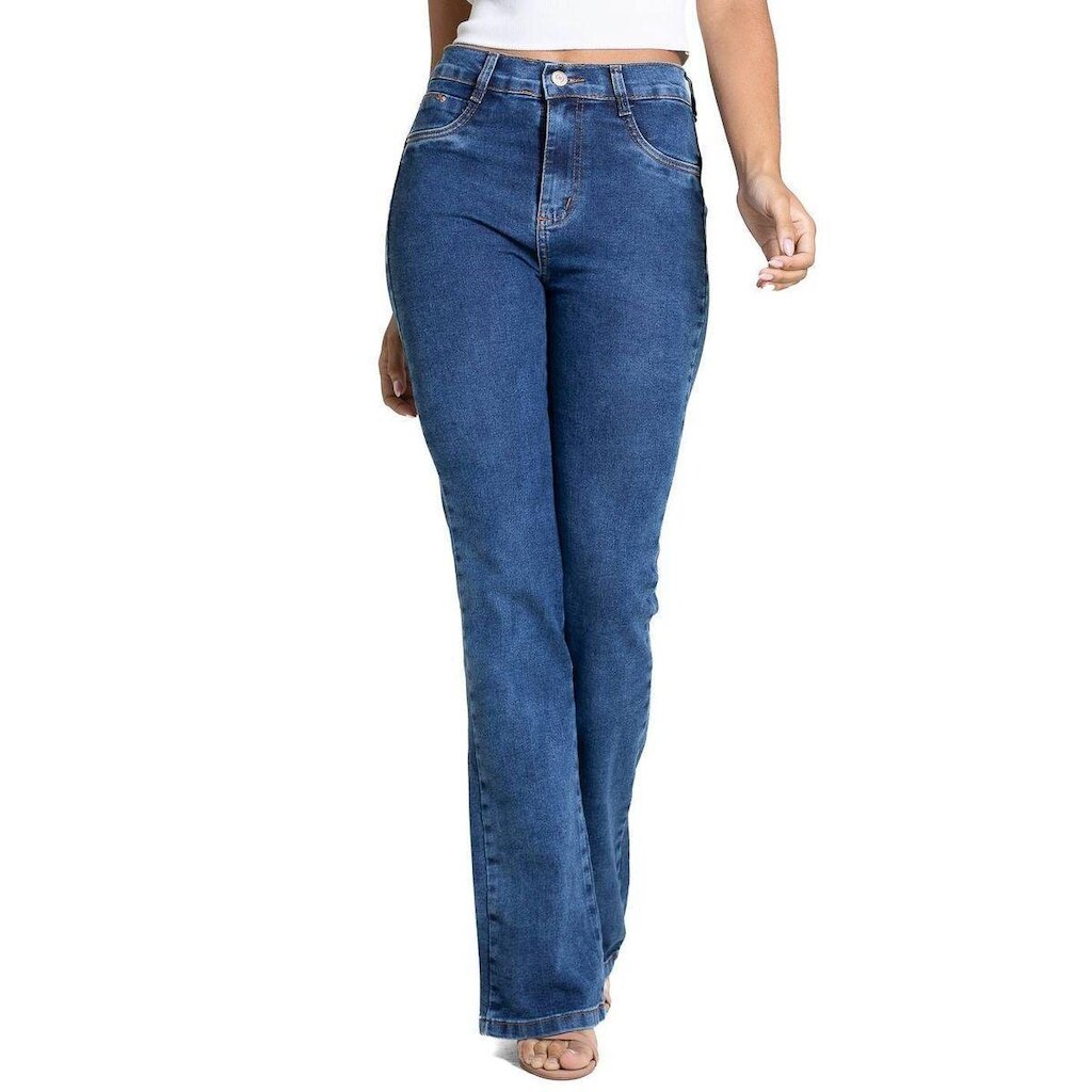 Calça Jeans Sawary Boot Cut - 283533 - Azul médio 40
