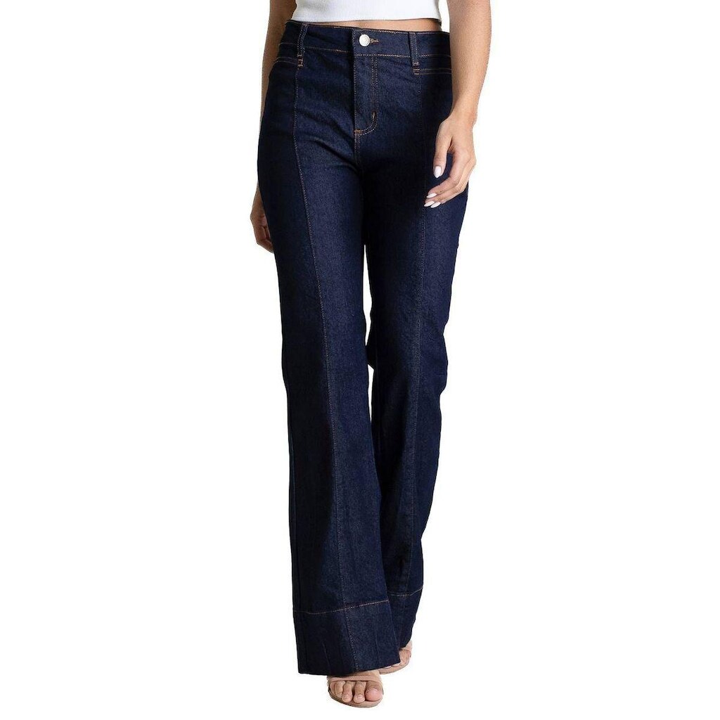 Calça Jeans Sawary Boot Cut - 284081 - Azul escuro 46