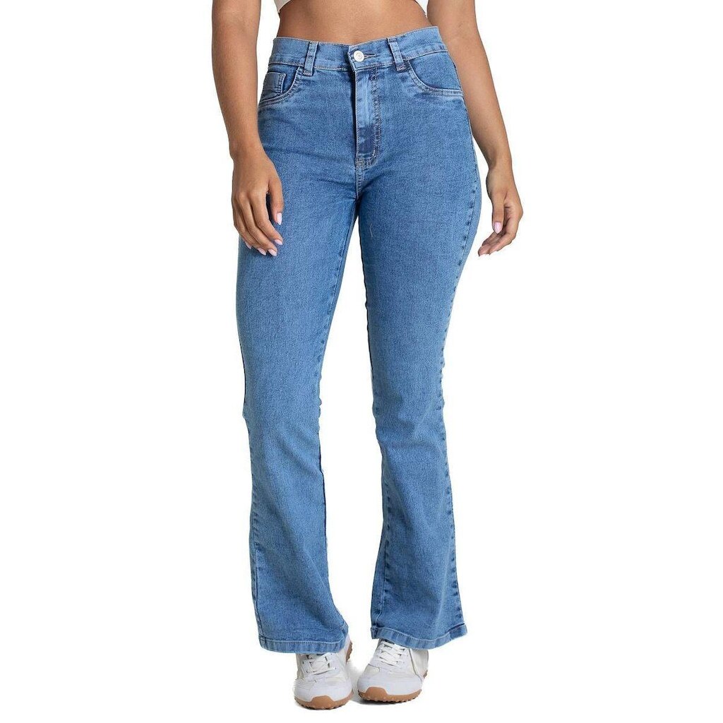Calça Jeans Sawary Boot Cut Petit - 283159 - Azul 42