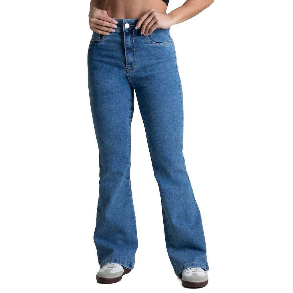 Calça Jeans Sawary Flare Petit - 283003 - Azul 42