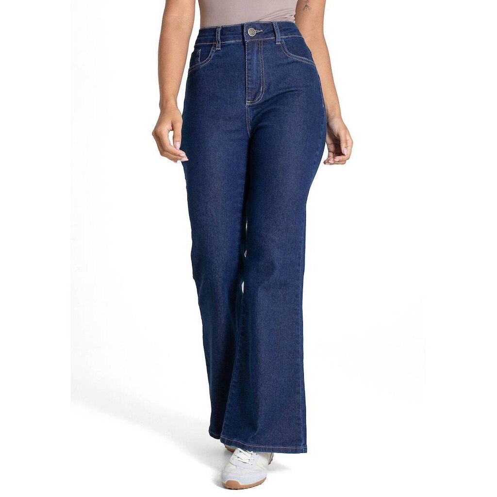 Calça Jeans Sawary Flare Petit - 283719 - Azul 36