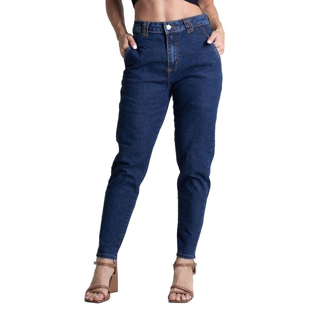 Calça Jeans Sawary Mom - 282750 - Azul 40