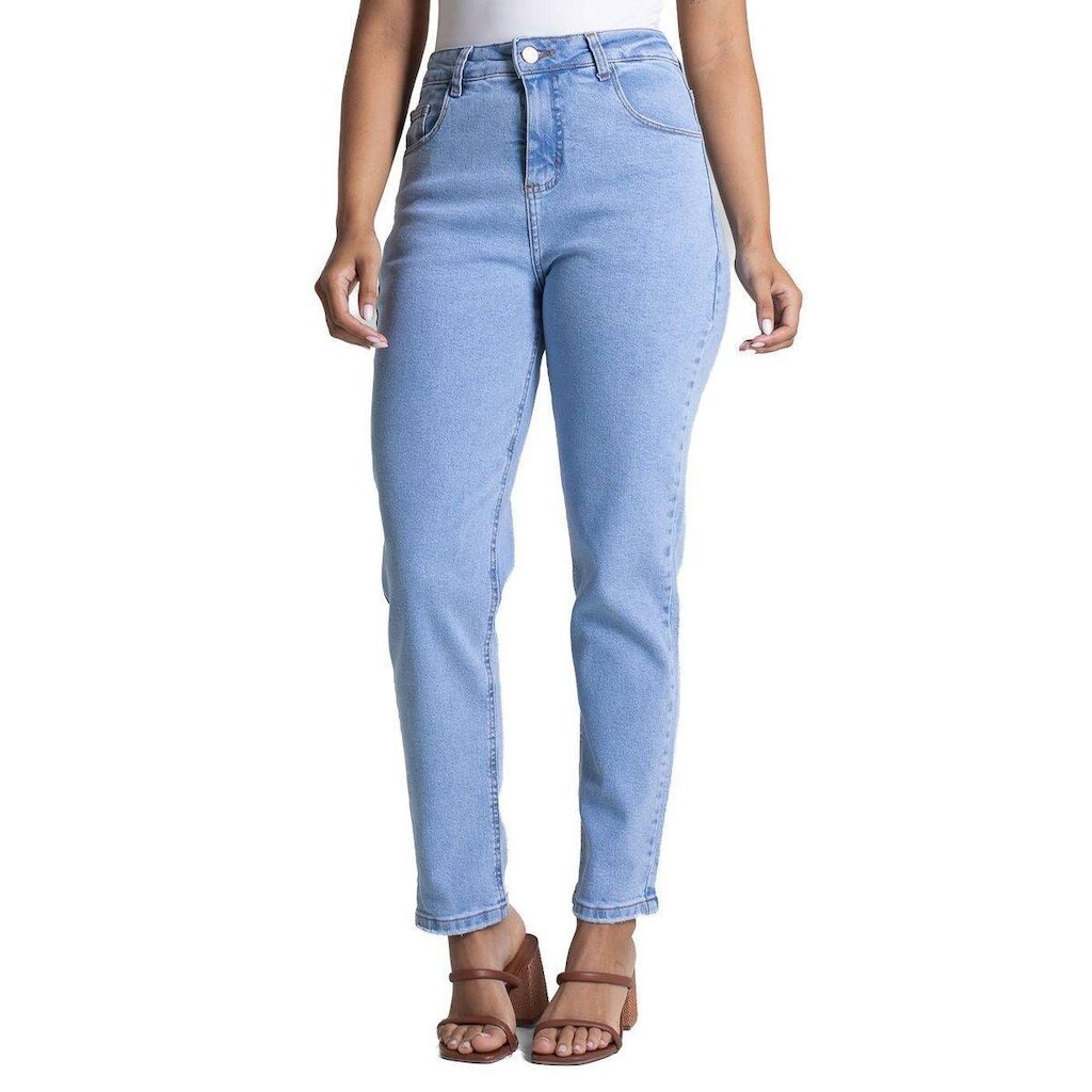 Calça Jeans Sawary Mom - 282946 - Azul 34