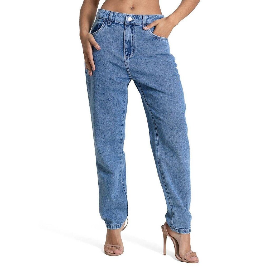 Calça Jeans Sawary Mom - 283426 - Azul 46