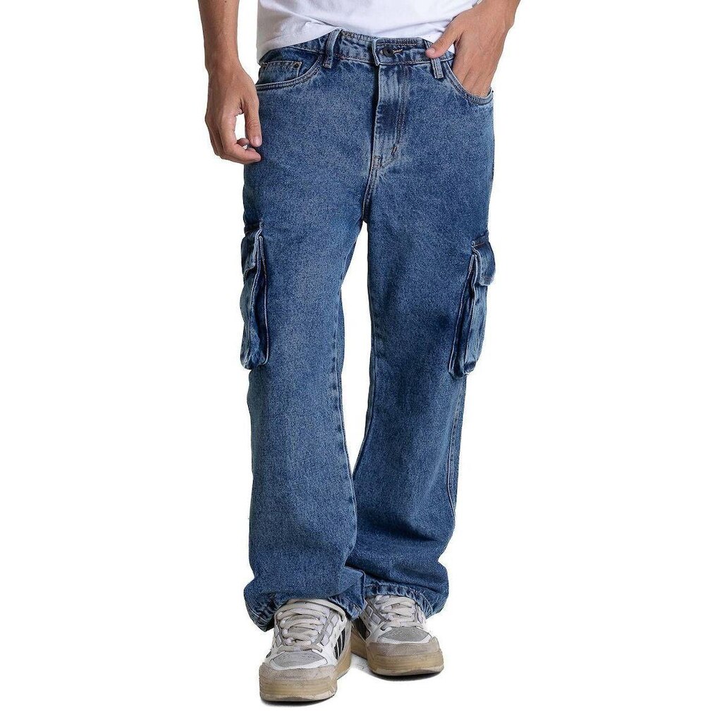 Calça Jeans Sawary Relaxed - 282767 - Azul 42