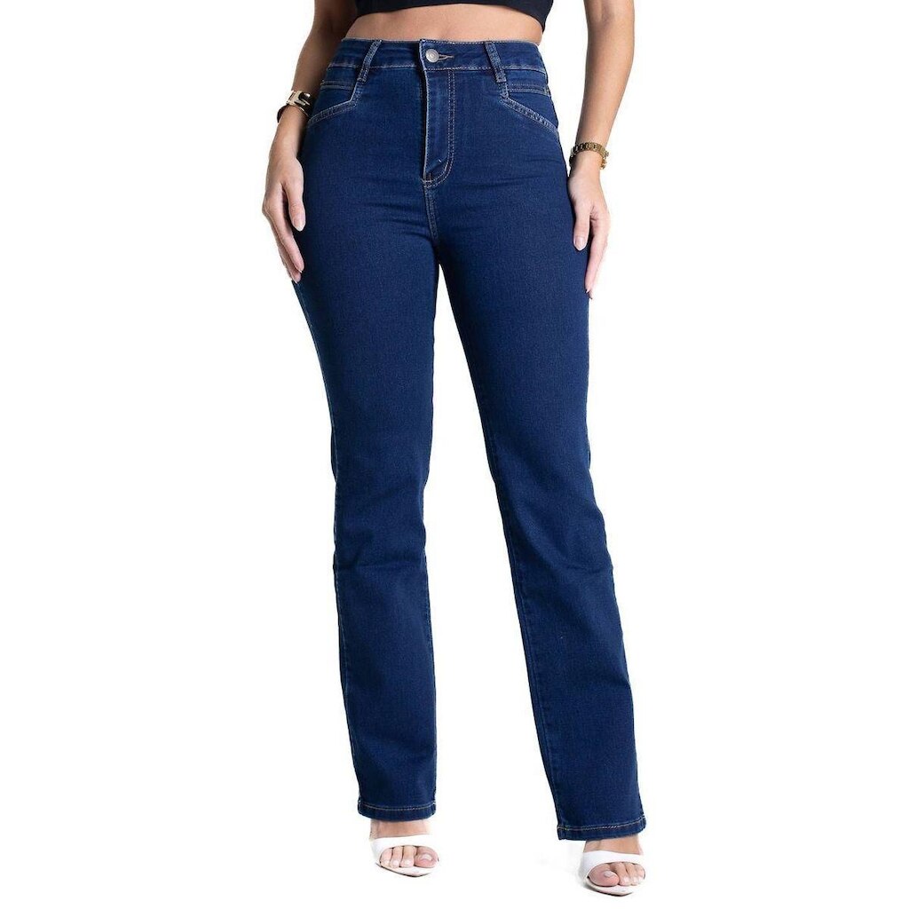 Calça Jeans Sawary Reta - 282423 - Azul 38