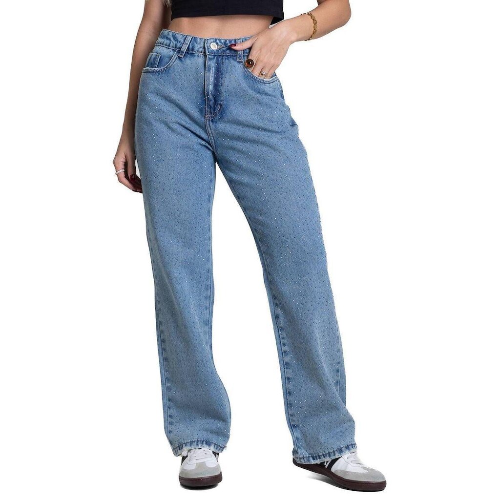 Calça Jeans Sawary Reta - 282903 - Azul médio 44