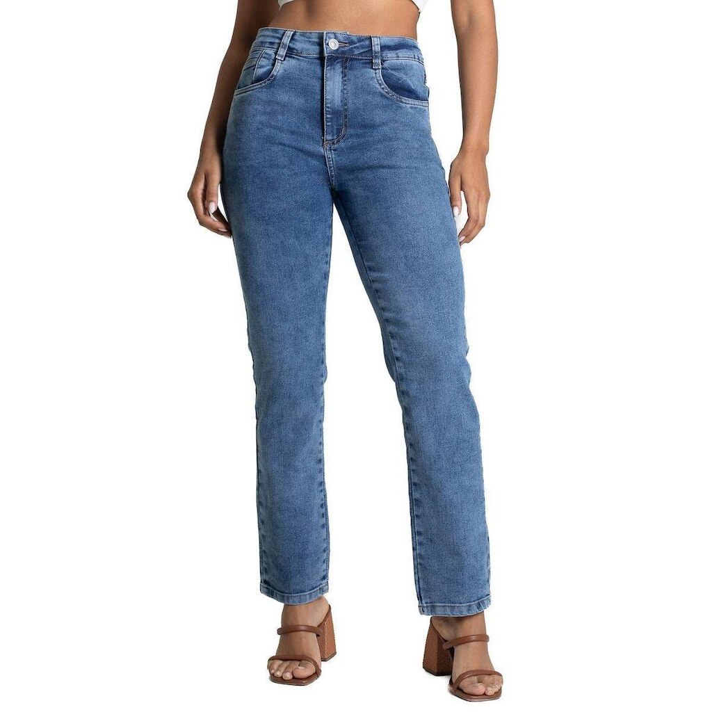 Calça Jeans Sawary Reta - 283101 - Azul 36