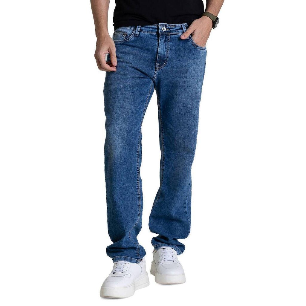 Calça Jeans Sawary Reta - 283857 - Azul médio 38