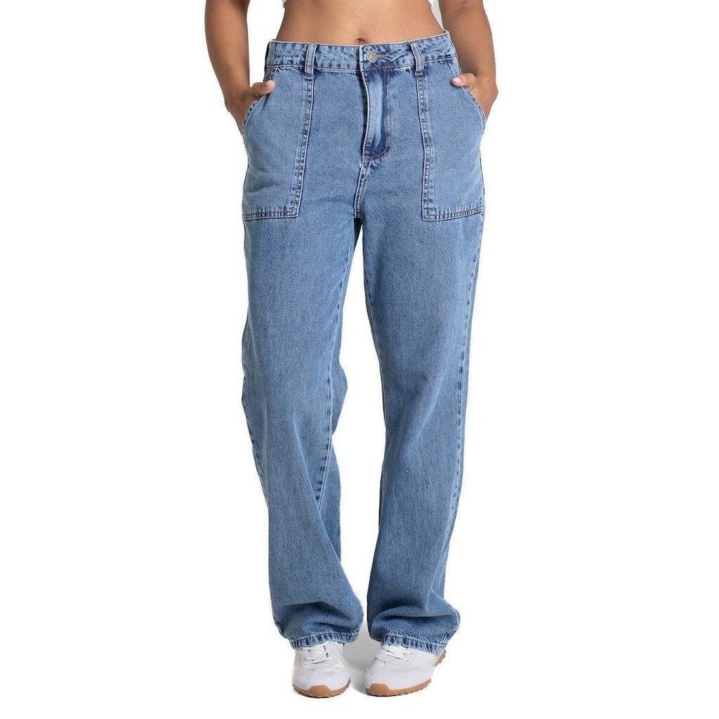 Calça Jeans Sawary Reta Petit - 282719 - Azul médio 38