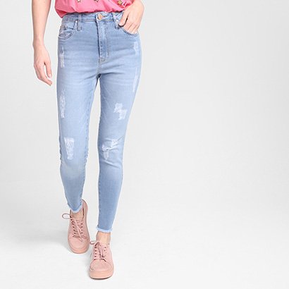 Calça Jeans Skinny All Is Love Rasgos Feminina - Feminino