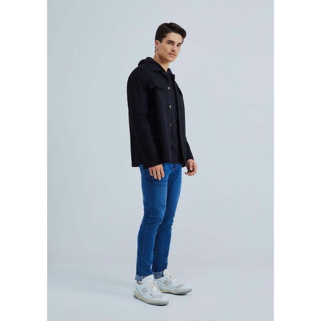 Calça Jeans Skinny Básica Hering Com Elastano Masculina