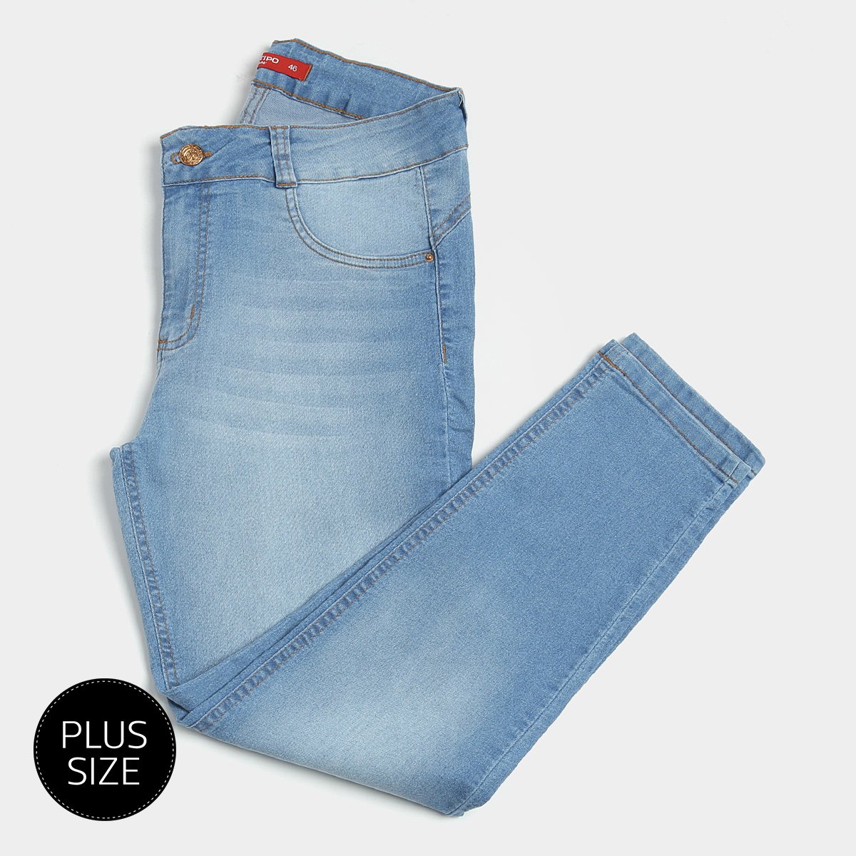 calça jeans feminina biotipo plus size