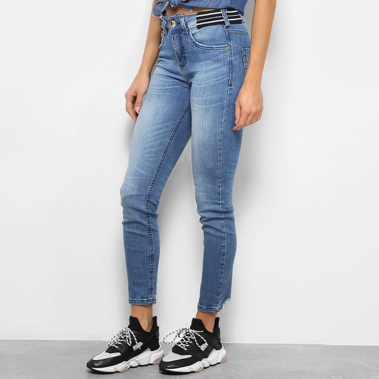 Calça Jeans Skinny Colcci Cory Cintura Média Feminina - Jeans