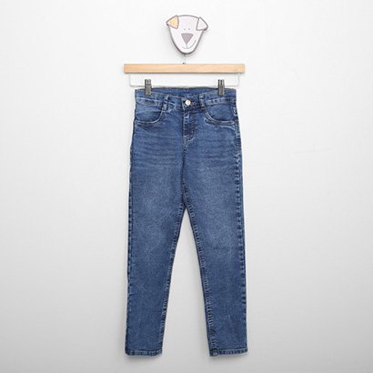 Calça Jeans Skinny Infantil Hering Kids Com Elastano Menina - Feminino