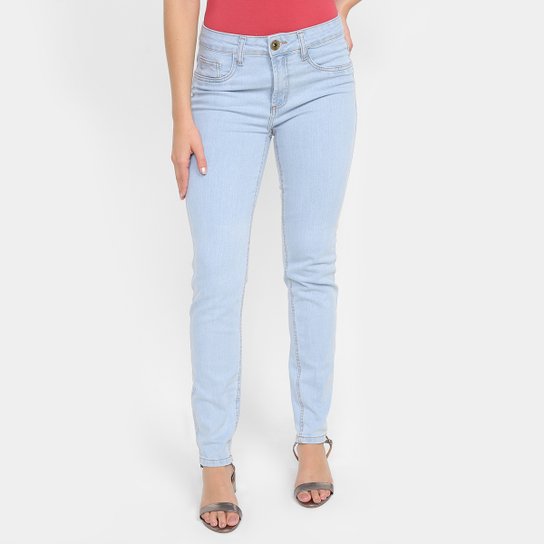Calça Jeans Skinny Lança Perfume Nix Cintura Alta Feminna - Azul Claro Menor preço em Calça Jeans Skinny Lança Perfume Nix Cintura Alta Feminna - Azul Claro