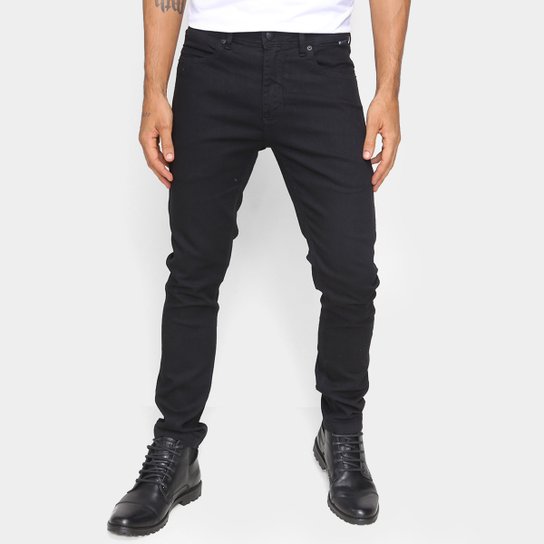 Calça Jeans Skinny Reserva Lisa Masculina - Preto Menor preço em Calça Jeans Skinny Reserva Lisa Masculina - Preto