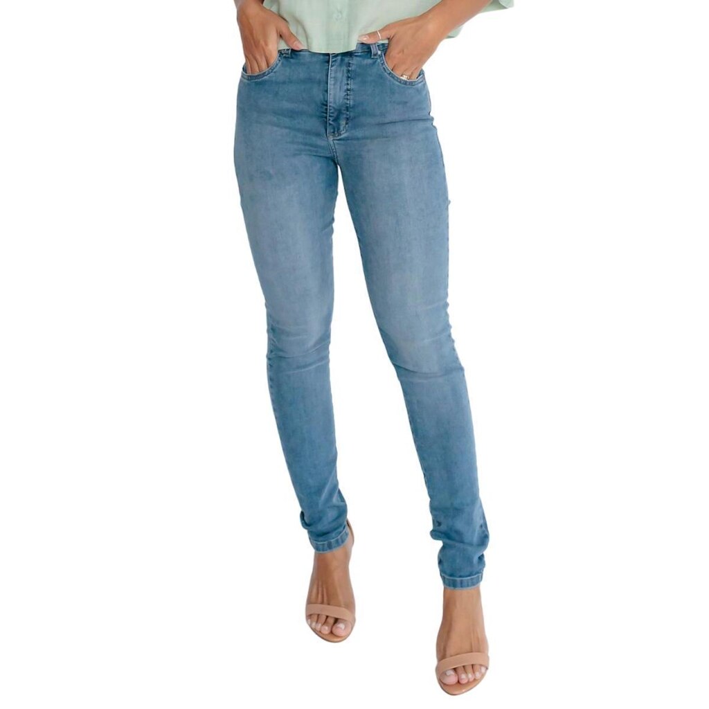 CALÇA JEANS SKINNY YOUNGSTYLE FEMININO REF: YOUCF964
