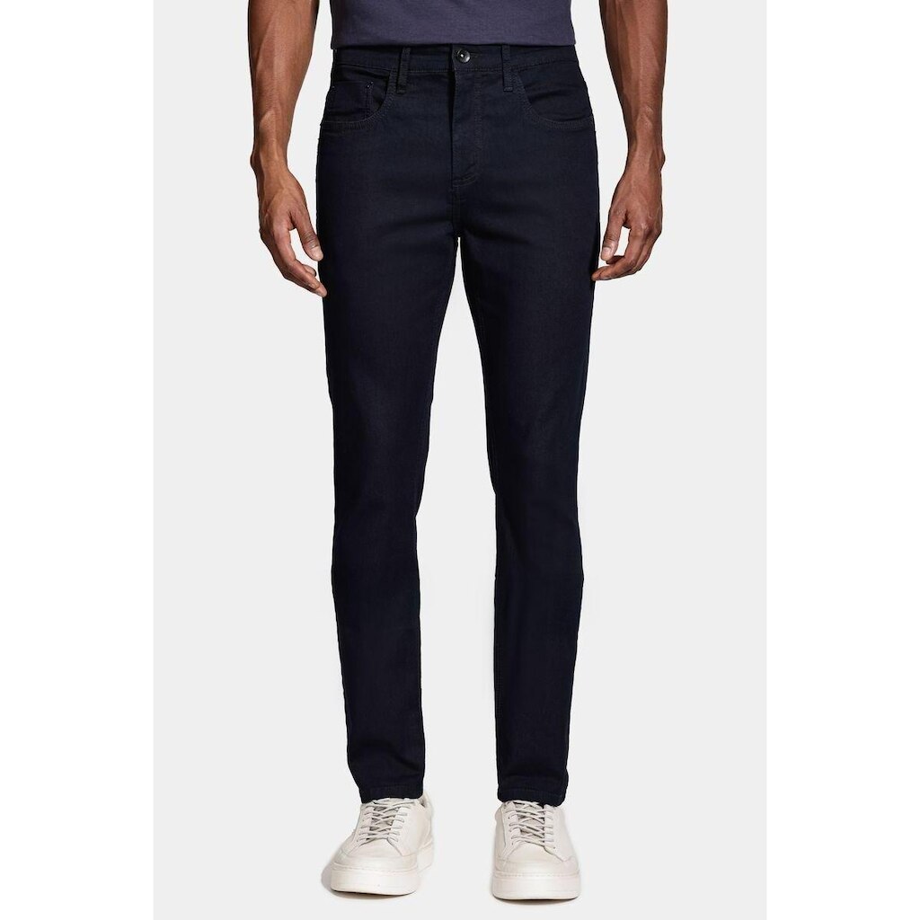 Calça Jeans Slim Dark Blue Azul Escuro