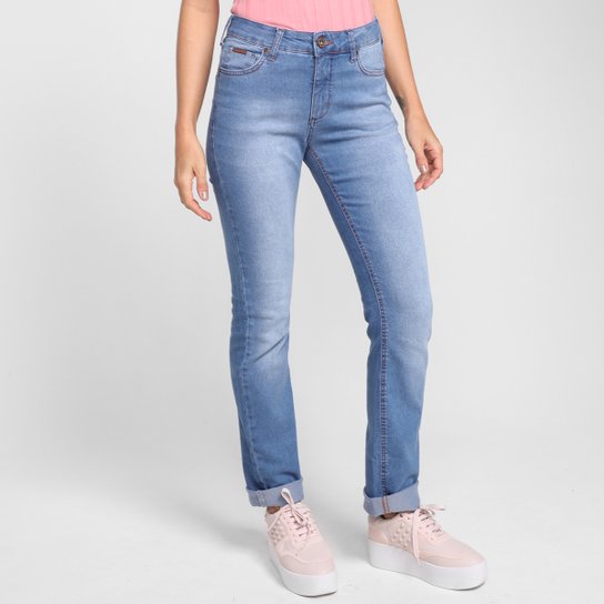 Calça Jeans Slim Forum Marisa Feminina - Jeans Menor preço em Calça Jeans Slim Forum Marisa Feminina - Jeans