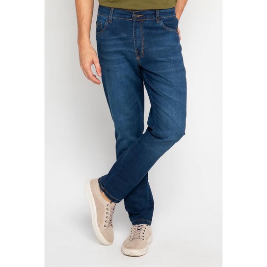 Calça Jeans Slim Polo Wear Básica Masculina - Jeans Menor preço em Calça Jeans Slim Polo Wear Básica Masculina - Jeans