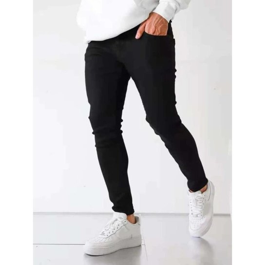 Calça Jeans Super Skinny Onix Masculino - Preto Menor preço em Calça Jeans Super Skinny Onix Masculino - Preto