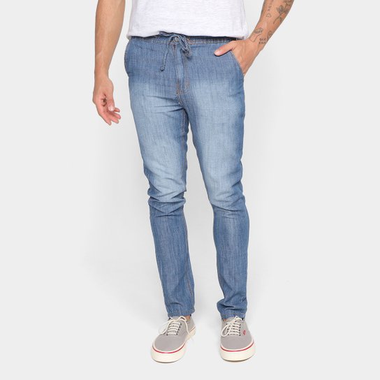 Calça Jeans The Cove Alfaiataria Masculina - Azul Menor preço em Calça Jeans The Cove Alfaiataria Masculina - Azul