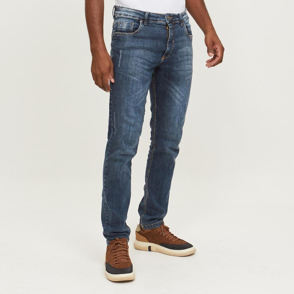 Calça Jeans Urbô Slim Blue Marble