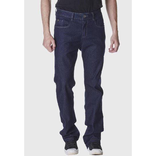Calça Jeans Zuren Reta Tradicional Azul Escuro - Azul Menor preço em Calça Jeans Zuren Reta Tradicional Azul Escuro - Azul