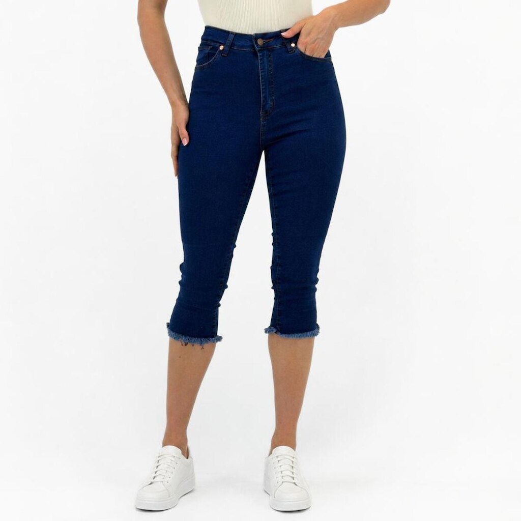 Calça Jeans.com Capri Jeans Feminina