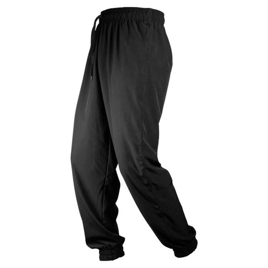 Calça Jogger Bermudaria Tactel Masculina - Preto - Preto Menor preço em Calça Jogger Bermudaria Tactel Masculina - Preto - Preto